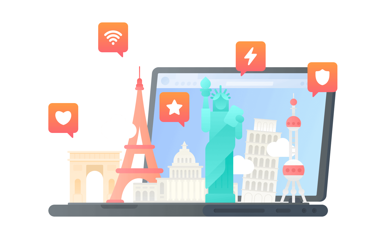 在埃寒俄比亚连接到中国的软件 - 翻回VPN